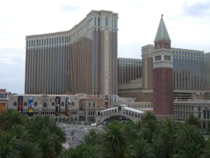 Esterno del The Venetian, sede del Guggenheim Hermitage Museum (Las Vegas)